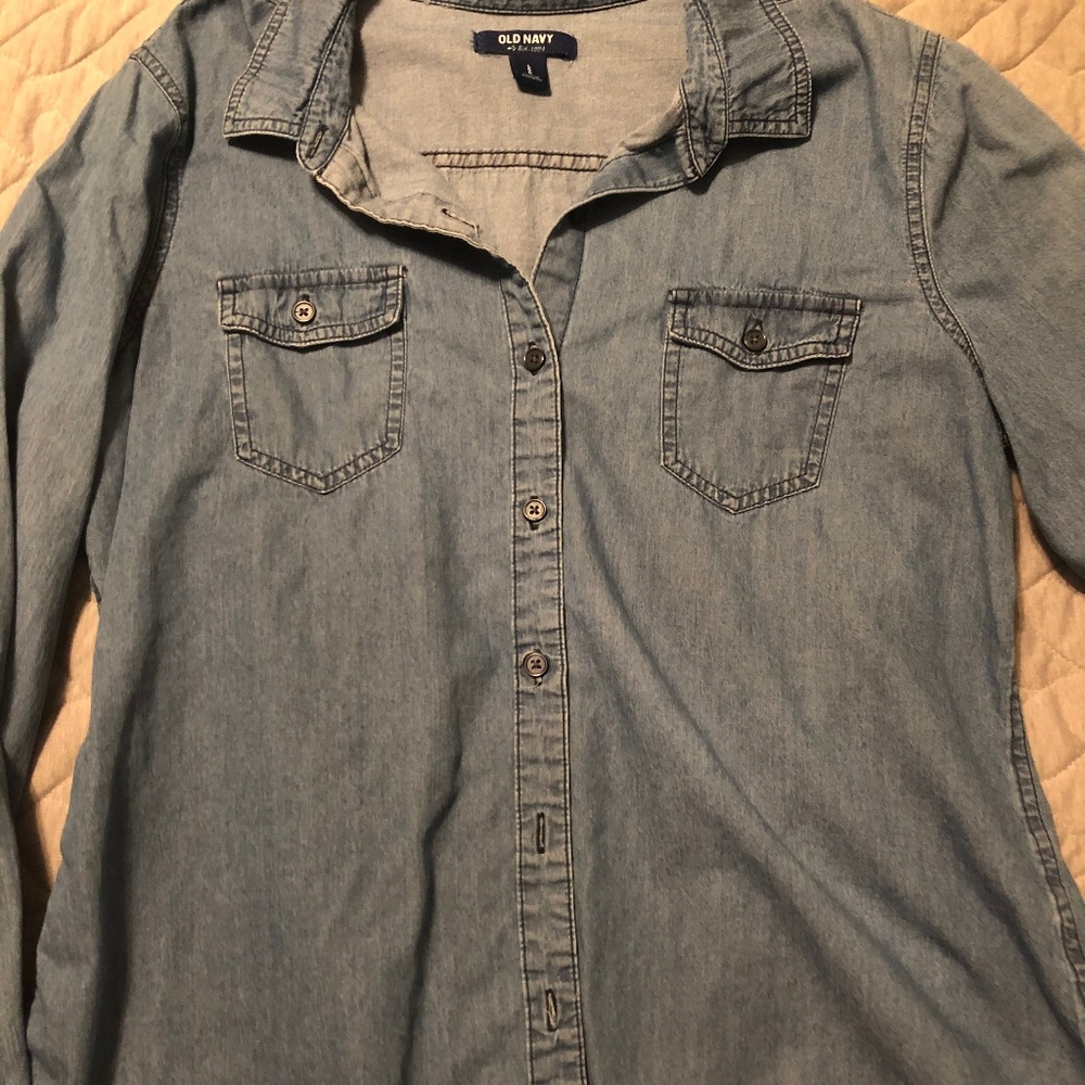 Old Navy Chambray Top
